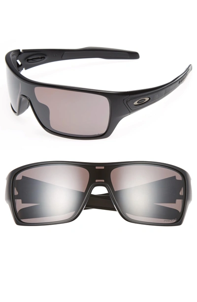 Shop Oakley Turbine Rotor 68mm Polarized Sunglasses In Black