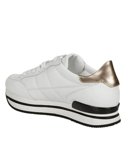Shop Hogan H222 Platform Sneakers In White