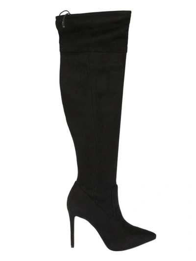 Shop Michael Kors Michael  Jamie Over-the-knee Boots In Black