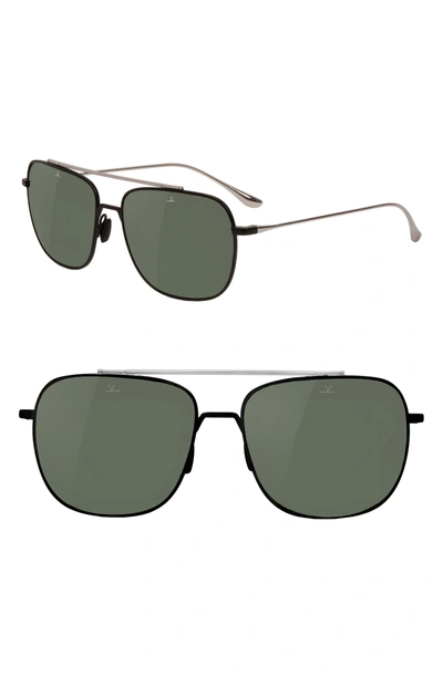 Shop Vuarnet Swing 58mm Polarized Navigator Sunglasses - Grey Polar