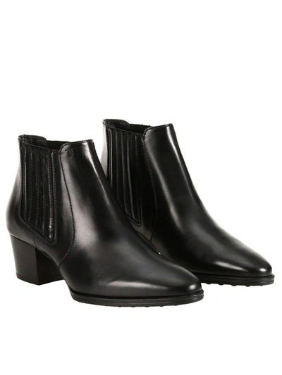 Shop Tod's Heeled Booties Shoes Women Tods In Black
