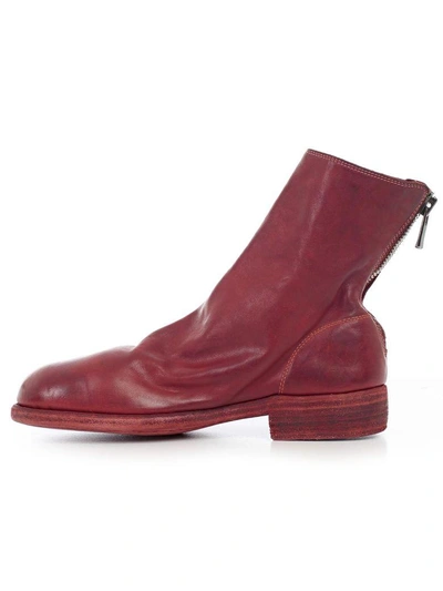 Shop Guidi Boots In 1006t Red