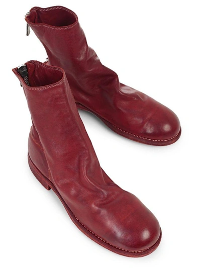 Shop Guidi Boots In 1006t Red