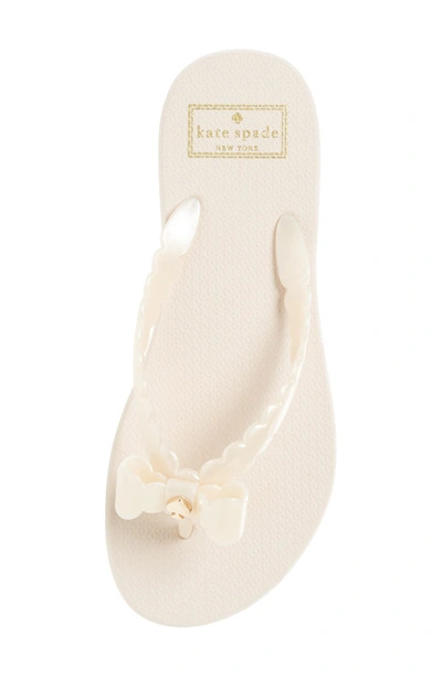 Shop Kate Spade Denise Flip Flop In Rose Dew