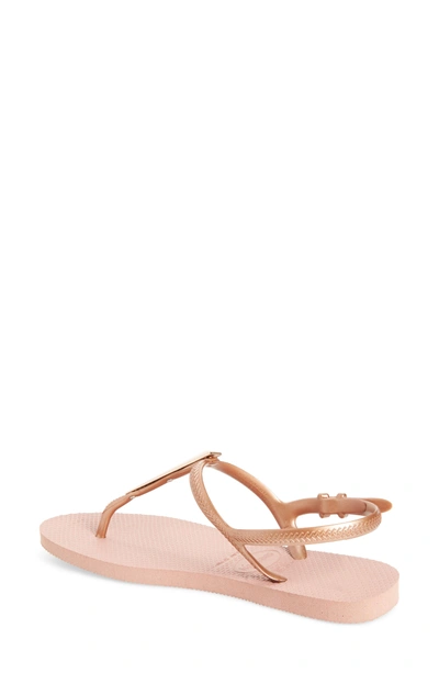 Shop Havaianas Freedom Sl Maxi Sandal In Crocus Rose