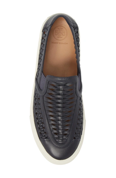 Shop Tory Burch Huarache 2 Slip-on Sneaker In Perfect Navy