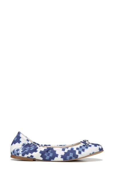 Shop Sam Edelman Felicia Flat In Blue Multi Print