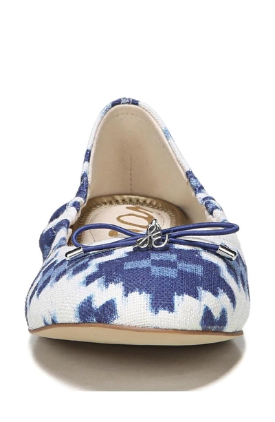 Shop Sam Edelman Felicia Flat In Blue Multi Print