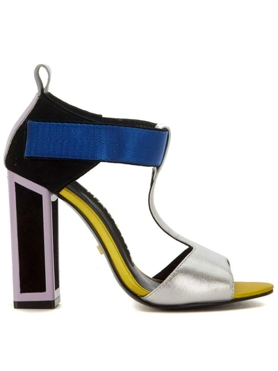 Shop Kat Maconie Cat Makonie Stephy Multicolor Leather Heeled Sandal