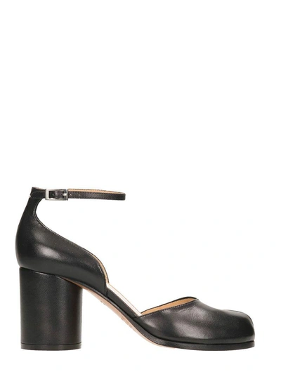 Shop Maison Margiela Tabi Pumps In Black