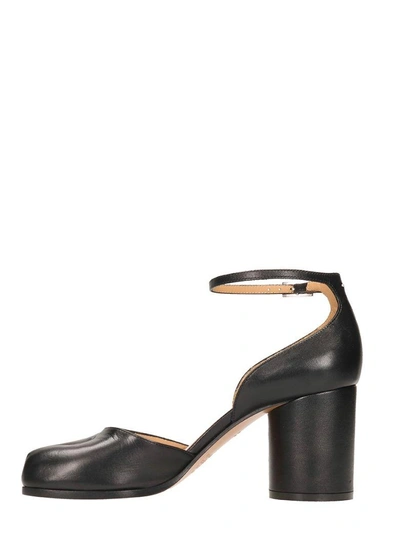 Shop Maison Margiela Tabi Pumps In Black