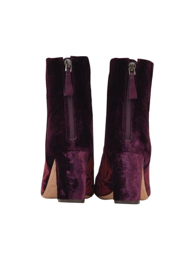 Shop Alexandre Birman 7cm Regina Boots In Bordeaux