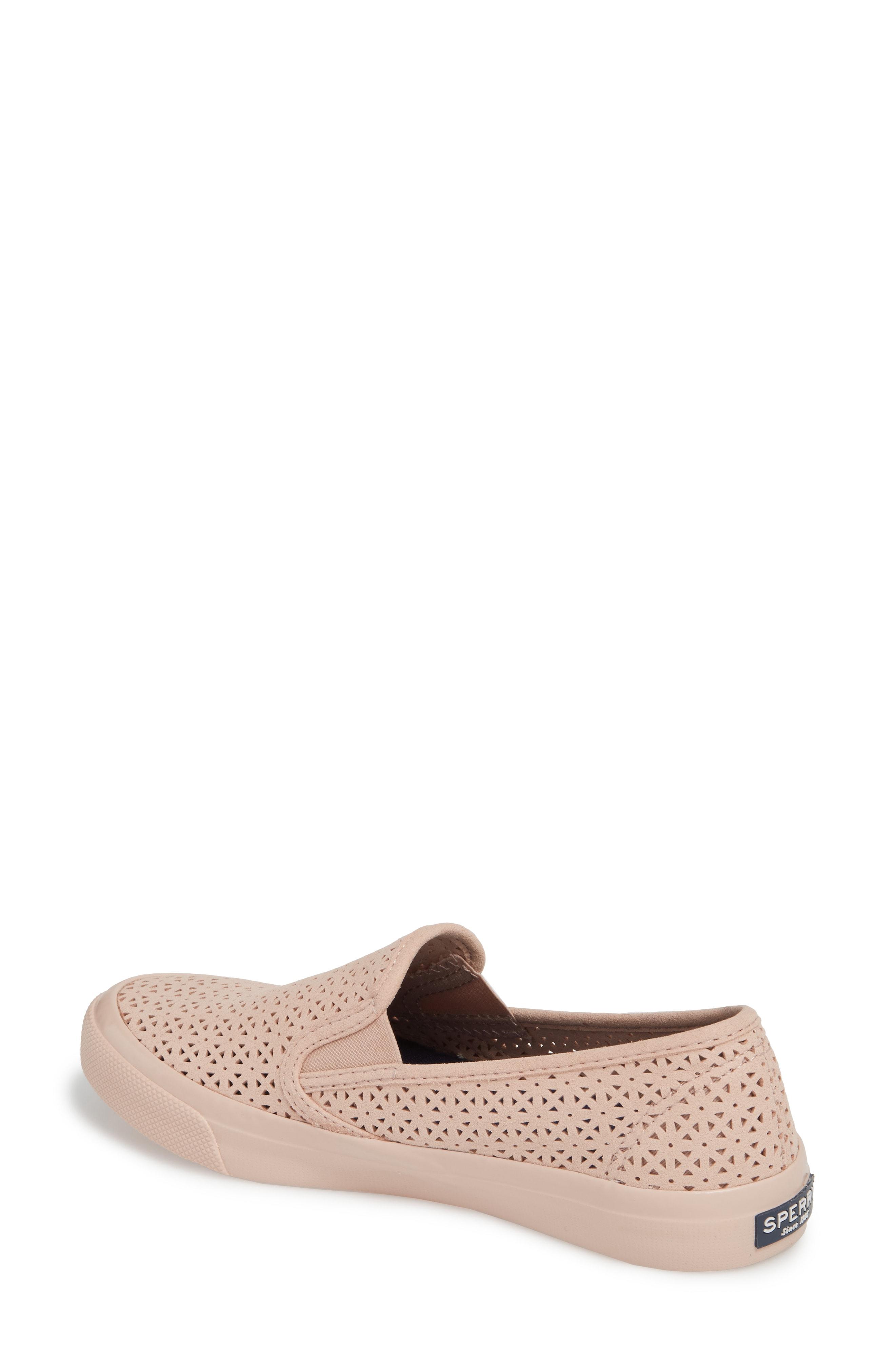 seaside perforated sneaker