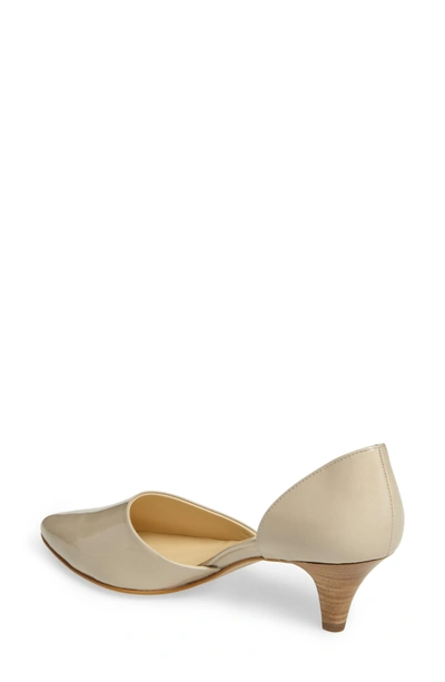 Shop Paul Green 'julia' D'orsay Pump In Taupe Patent
