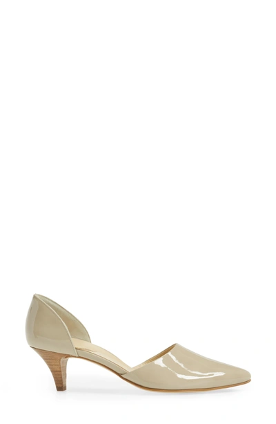 Shop Paul Green 'julia' D'orsay Pump In Taupe Patent