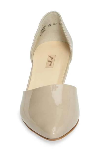 Shop Paul Green 'julia' D'orsay Pump In Taupe Patent