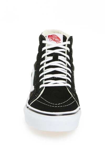 Shop Vans Sk8-hi Slim High Top Sneaker In Black True White