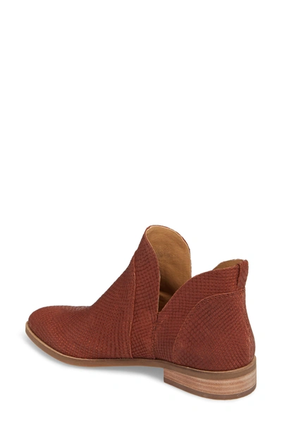 Shop Lucky Brand Jamizia Bootie In Rye Leather