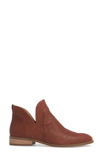 Shop Lucky Brand Jamizia Bootie In Rye Leather