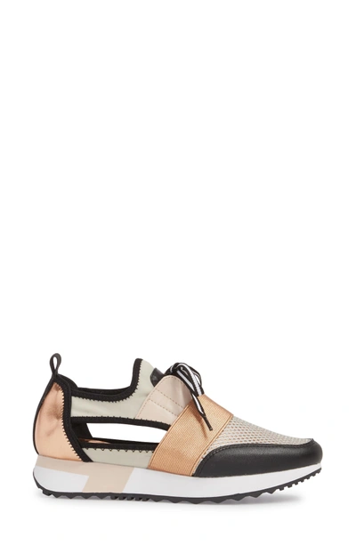 Steve madden arctic sneaker rose gold sale