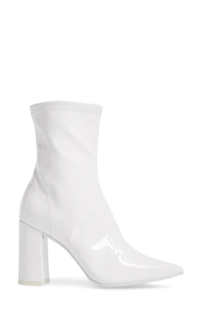 Shop Jeffrey Campbell Siren Bootie In White Patent