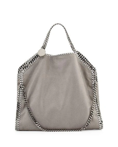 Stella Mccartney 3 Chain Falabella Tote Bag In Gray