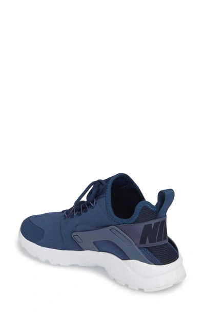 Shop Nike Air Huarache Sneaker In Navy/ Diffused Blue