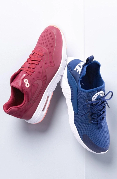 Shop Nike Air Huarache Sneaker In Navy/ Diffused Blue