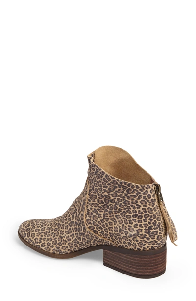 Shop Lucky Brand Lahela Bootie In Sesame Leather