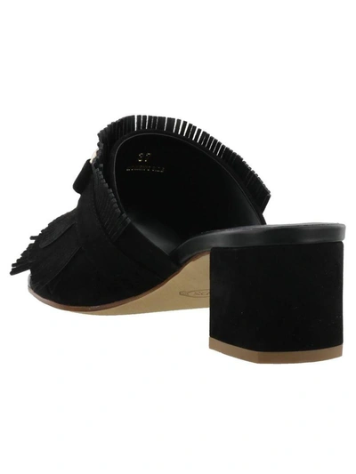 Shop Tod's Sandal In Black