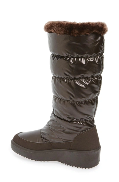 Shop Pajar 'alexandra' Waterproof Boot In Brown Fabric