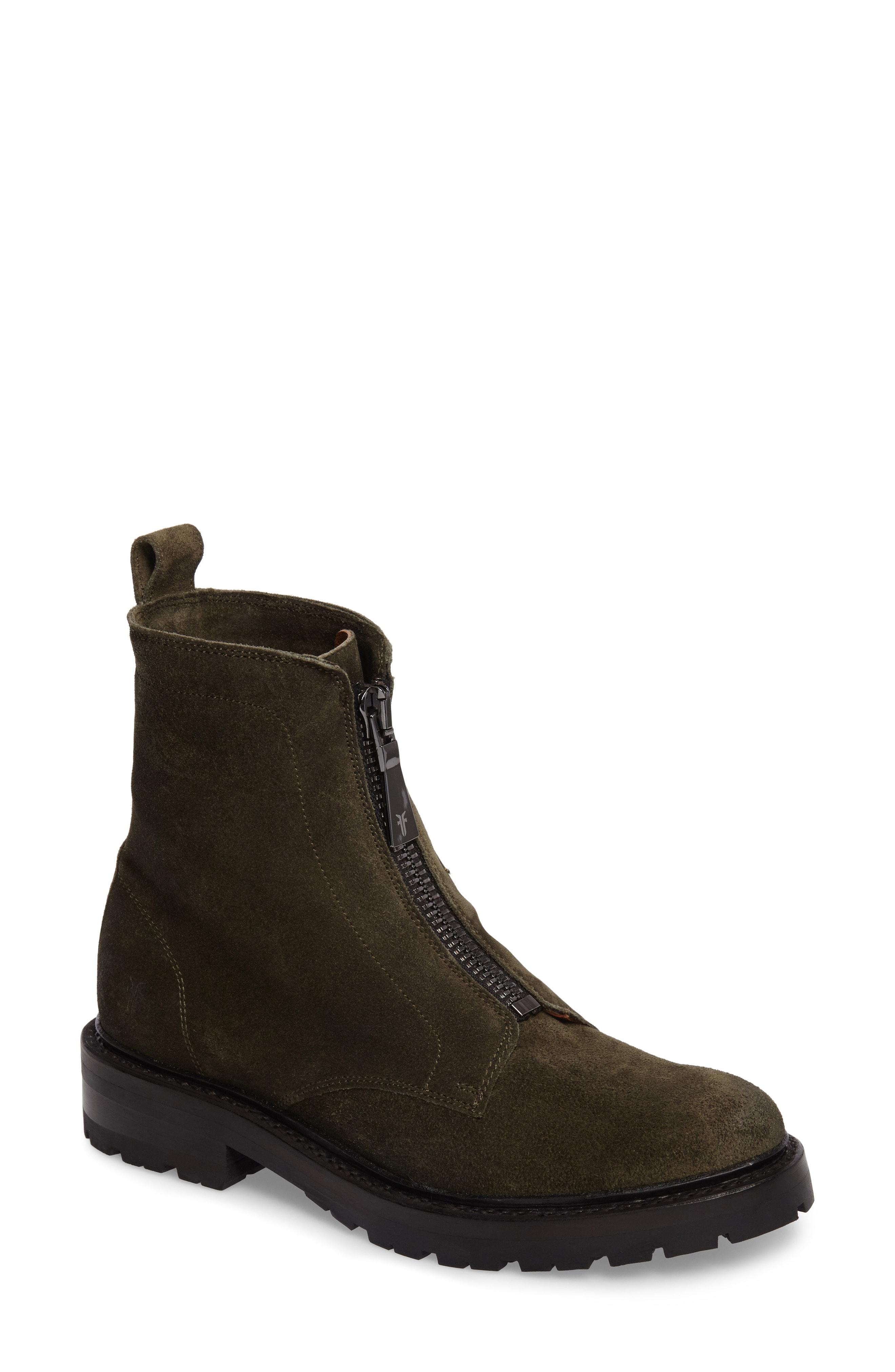 julie front zip frye
