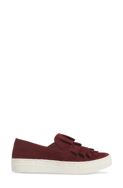 Shop Seychelles Quake Slip-on Sneaker In Burgundy Suede