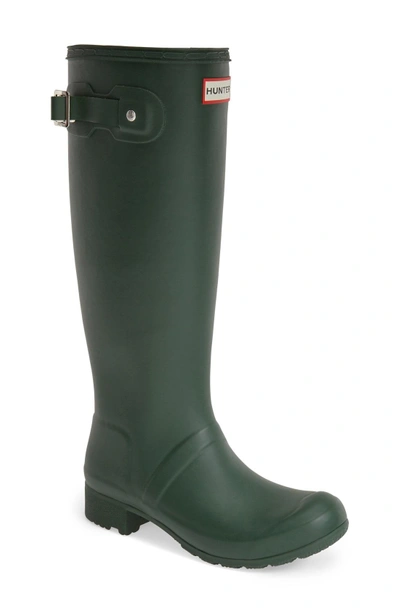 Shop Hunter Tour Packable Waterproof Rain Boot In  Green