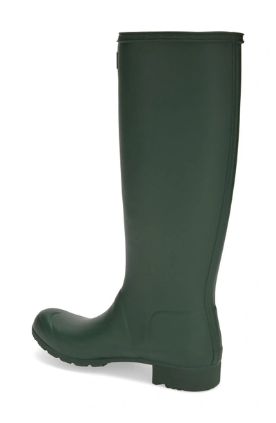 Shop Hunter Tour Packable Waterproof Rain Boot In  Green