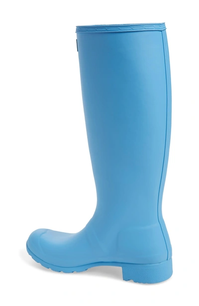 Shop Hunter 'tour' Packable Rain Boot In Forget Me Not