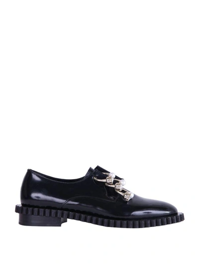 Shop Coliac Cake Leather Shoes In Nero