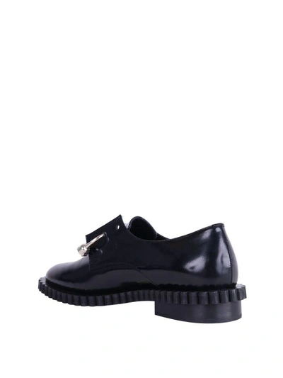 Shop Coliac Cake Leather Shoes In Nero