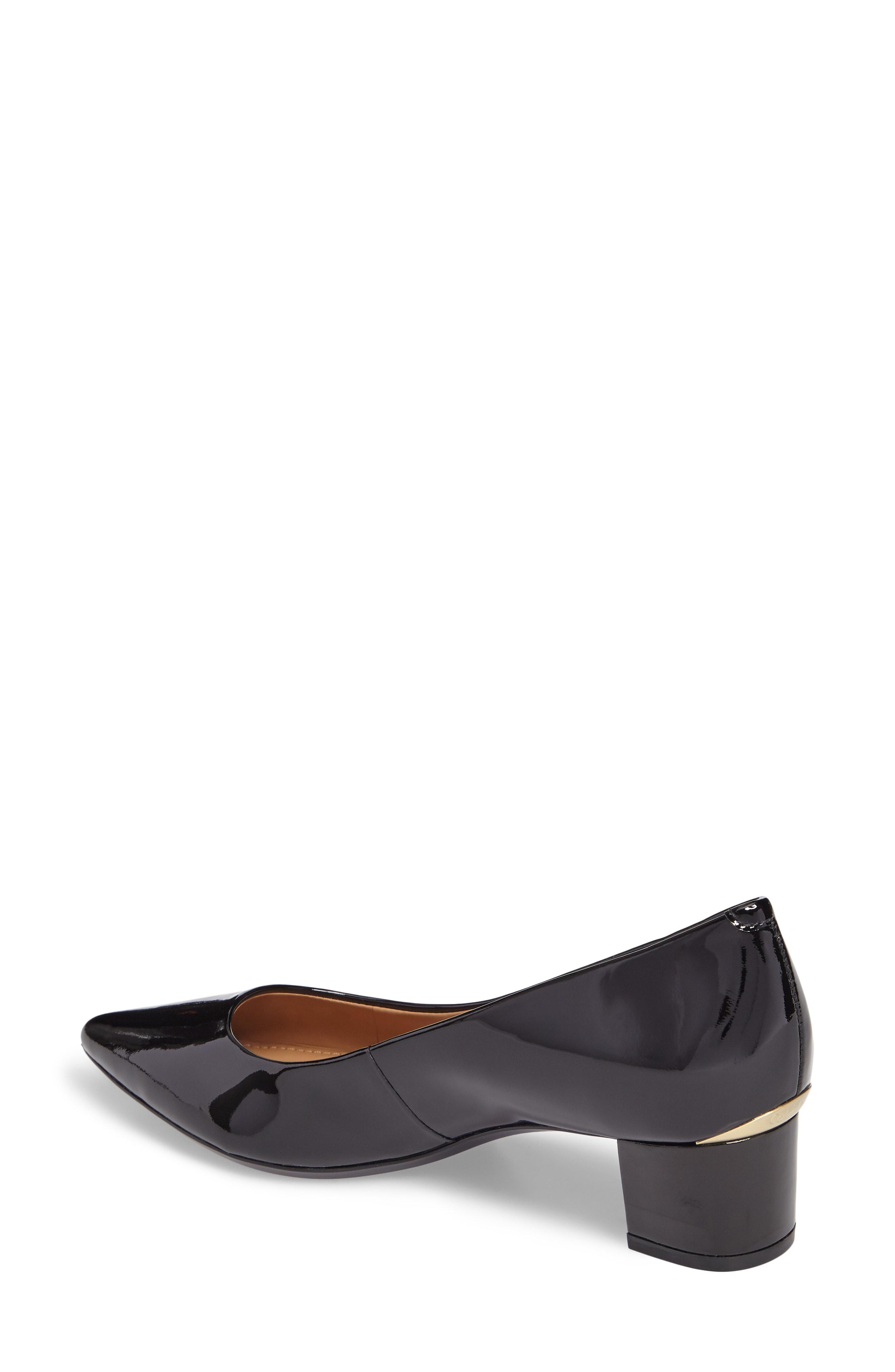 calvin klein block heel