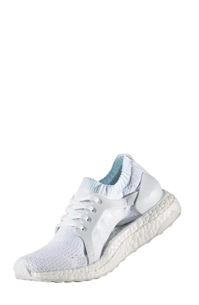 Shop Adidas Originals By Stella Mccartney Ultraboost X Parley Running Shoe In Stone/ Core White/ Mirror Blue