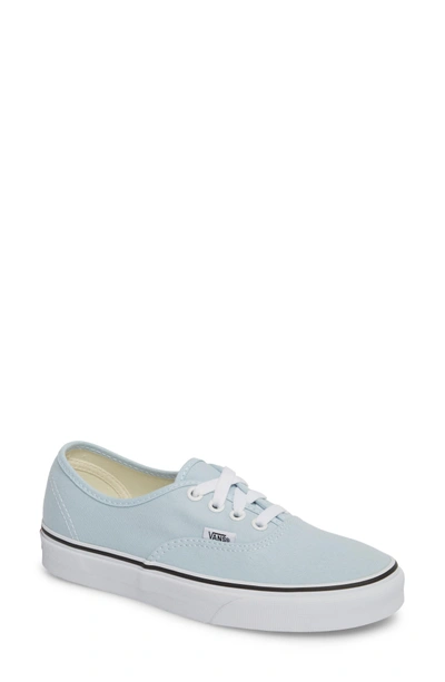Shop Vans 'authentic' Sneaker In Baby Blue/ True White