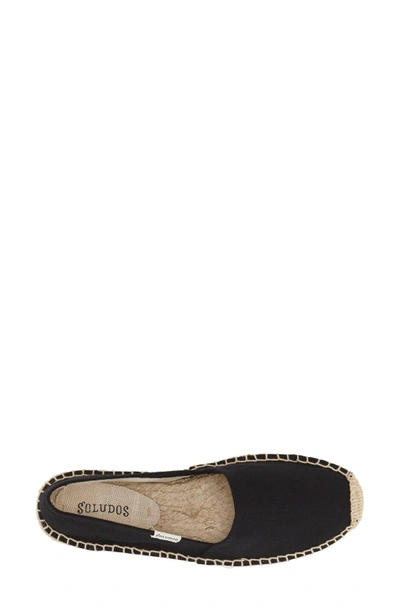 Shop Soludos 'original Dali' Espadrille Slip-on In Black Canvas