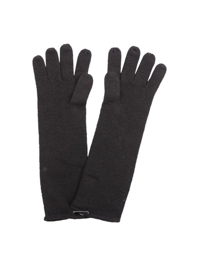 Shop Not Shy Cashmere Gloves In Black