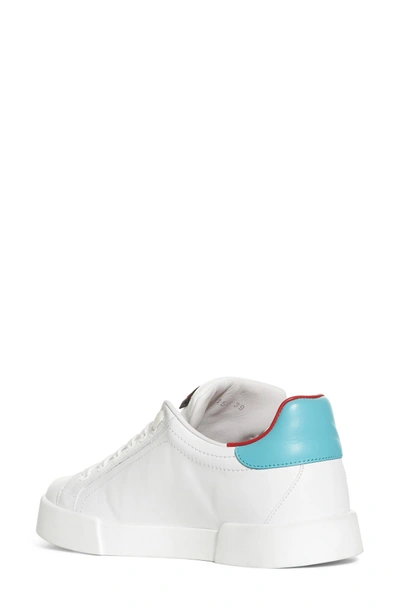Shop Dolce & Gabbana Heart Sneaker In White/ Blue