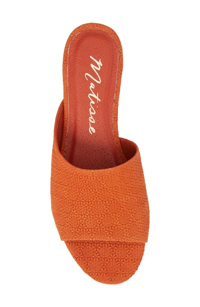 Shop Matisse Lira Sandal In Orange Leather