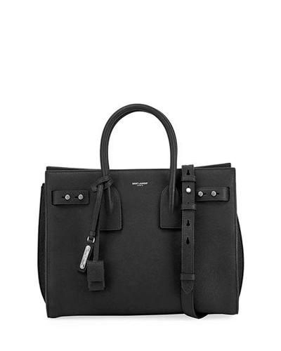 Shop Saint Laurent Sac De Jour Small Supple Leather Bag In Black