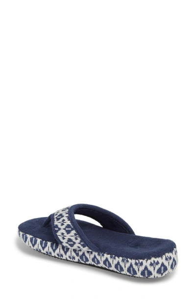 Shop Acorn 'summerweight' Slipper In Navy Tribal