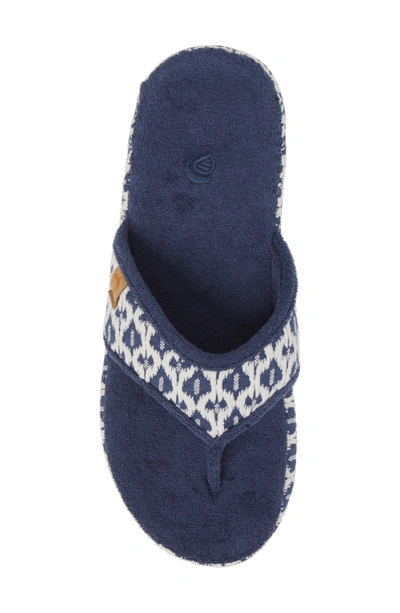 Shop Acorn 'summerweight' Slipper In Navy Tribal