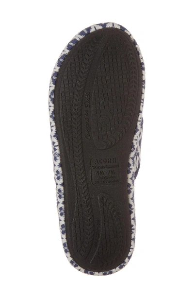 Shop Acorn 'summerweight' Slipper In Navy Tribal