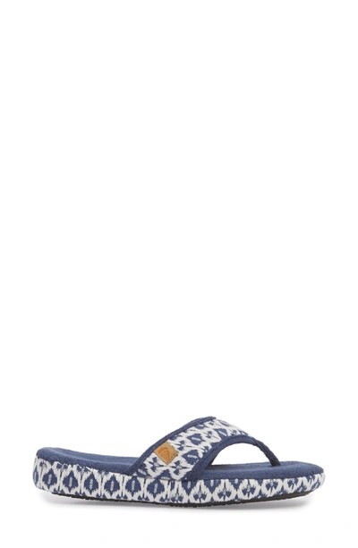 Shop Acorn 'summerweight' Slipper In Navy Tribal